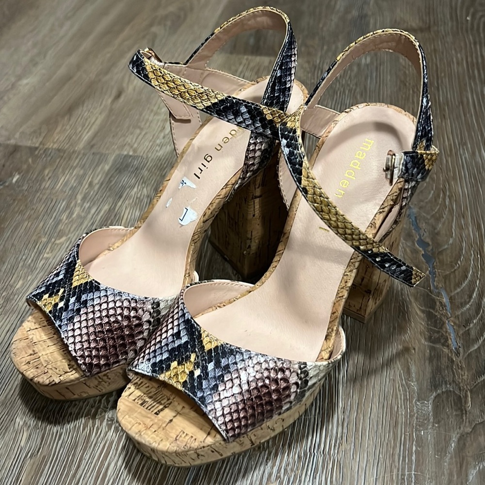 Madden Girl Snakeskin Heels